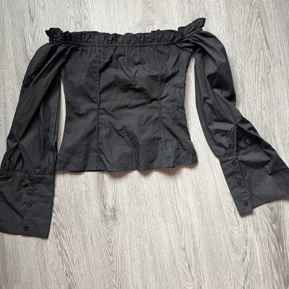 PLT black corset top - Picture 2 of 3